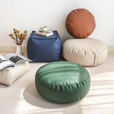 Cojín de meditación de estilo japonés para casa de familia, tatami con ventana salediza, sin relleno, funda de puf marroquí, tela tecnológica, otomana, futón perezoso