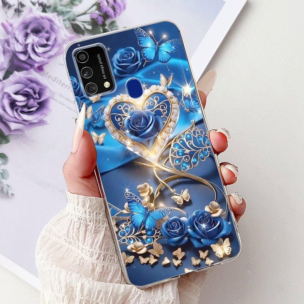 Cute Cat Caroon Cover For Samsung Galaxy A21s Case Soft Silicone Fundas Phone Cases For Samsung A 21s  A21s SM-A217F Full Bumper
