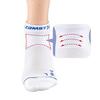 ZAMST Arch Lift Socks, HA-1 Mesh, for Running and Track and Field (fits Both Feet), Size M, Black, 375312