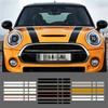 Auto Motorhaube Hinterer Kofferraum Streifen Aufkleber Vinyl Decals Für Mini Cooper One S JCW R56 R57 R58 F54 F55 F56 Hatchback