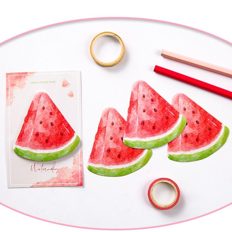 30pcs/set Festive Fruit Sticky Notes- Creative Peach and Kiwi Design - Perfect for Office, Home, or Gifts - MOYL Brand