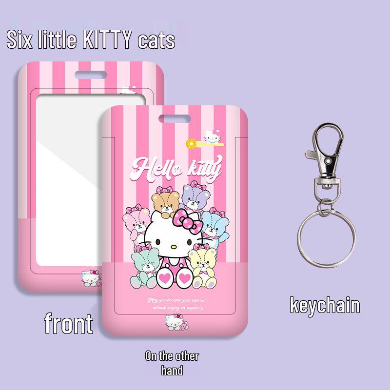 Sanrio Cartoon Student ID Card Holder - Cute Campus, Work, Bus, Subway, Meal Card Case