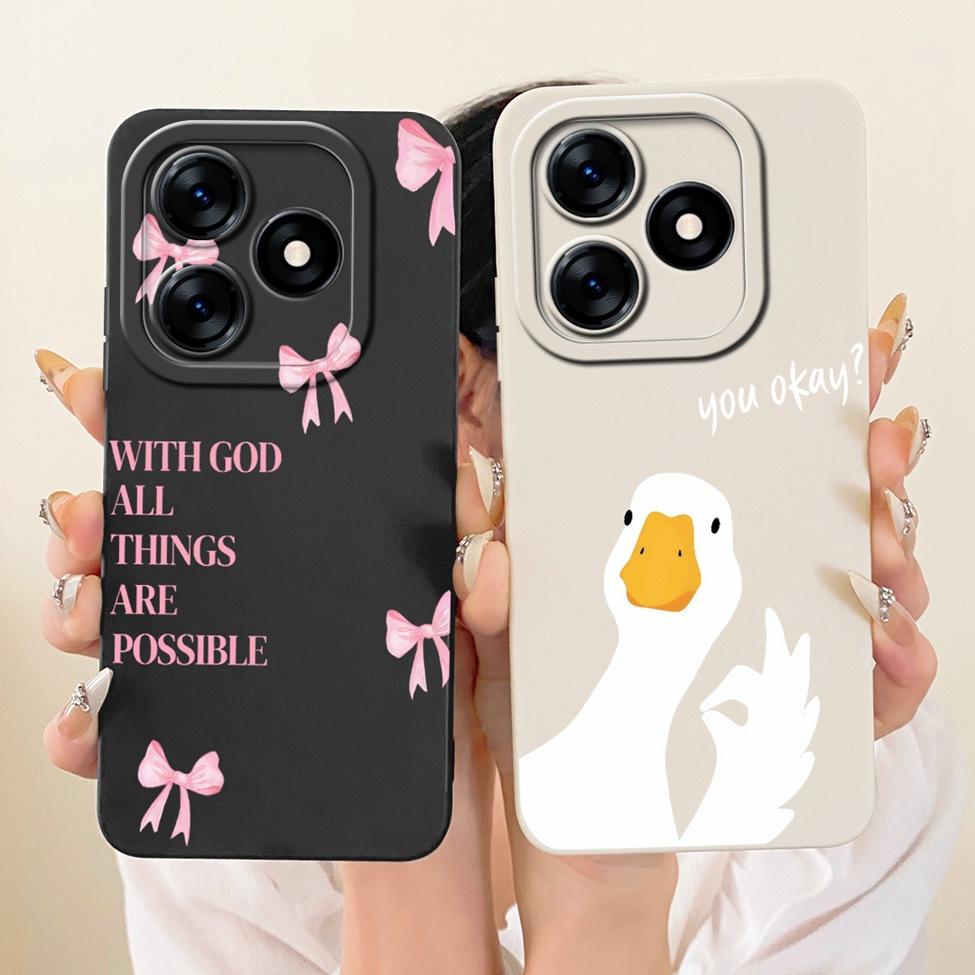 Case For Realme C51 RMX3830 Casing For Realme C53 RMX3760 Cover Silicone Luxury Fashion Cartoon Funny 2D Painted