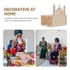 Eid Decorations Ramadan Decor for Home Party Table Centerpiece Muslim Wooden Adornment Festive Interior Decoration
