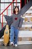 Clearstone Fangle Cosplay Halloween Bat Hoodie, Unisex, Gray