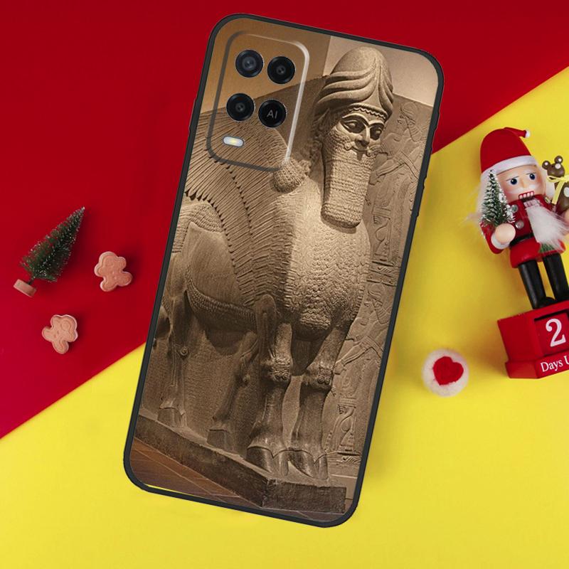 Lamassu Assyrian Mesopotamian Case For Oppo A5 A6 Pro A15 A57 A17 A54 A74 A94 A76 A16 A96 A40 A60 A80 A18 A38 A58 A78 A98