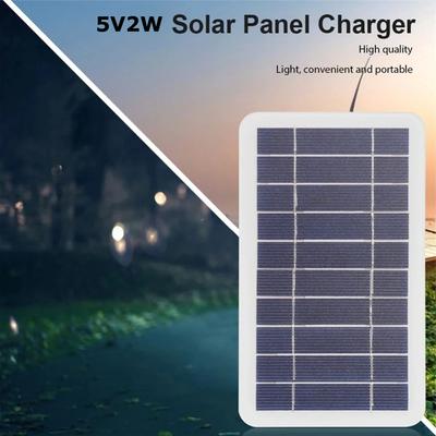 Mini Solar Panel  Polycrystalline Silicon Solar Cell Board for Battery Charger Home Outdoor Lamp Pump + 3 Meter Cable