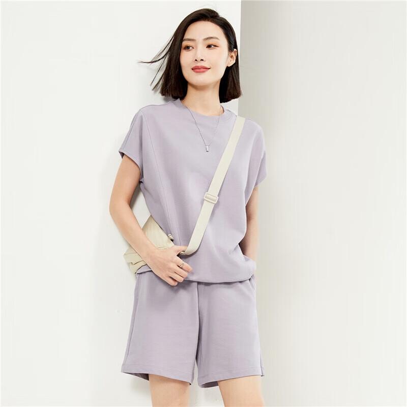 Giordano Women's Loose Fit Pure Cotton Raglan Short Sleeve T-shirt