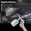 Air Undercoating Spray Machine with 750ml Suction Feed Cup and Cleaning Brush Apply Sprayable Truck Bed Liner Coating