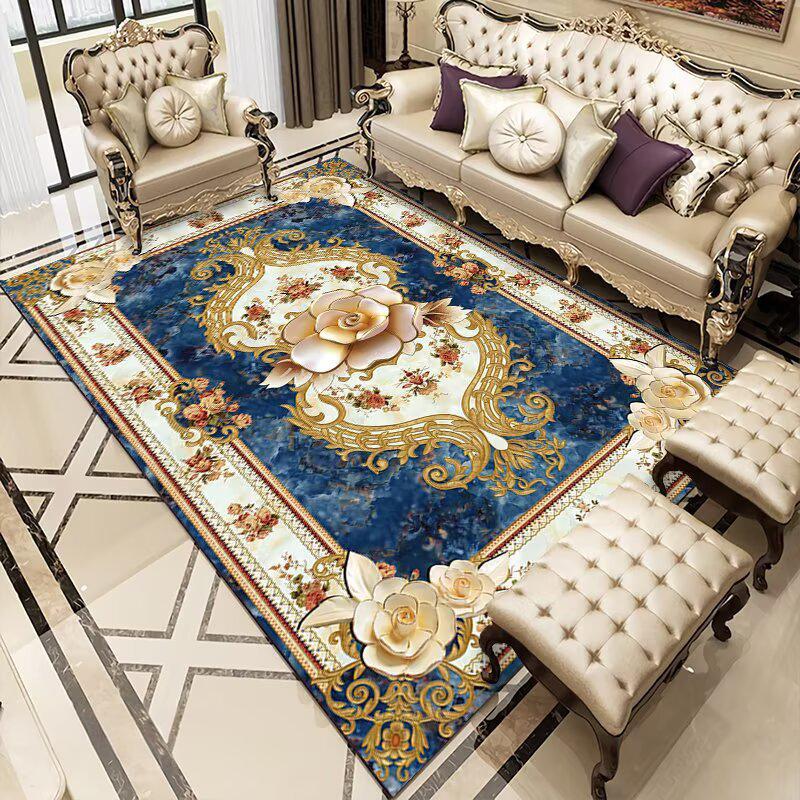 European Style Living Room Carpet Bedroom Living Room Decorated Carpet Sofa Coffee Table Mat