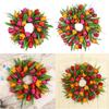Door Wreath Wedding Decoration Farmhouse Flower Garland Home Decor Ornaments