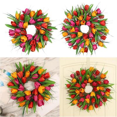 Door Wreath Wedding Decoration Farmhouse Flower Garland Home Decor Ornaments