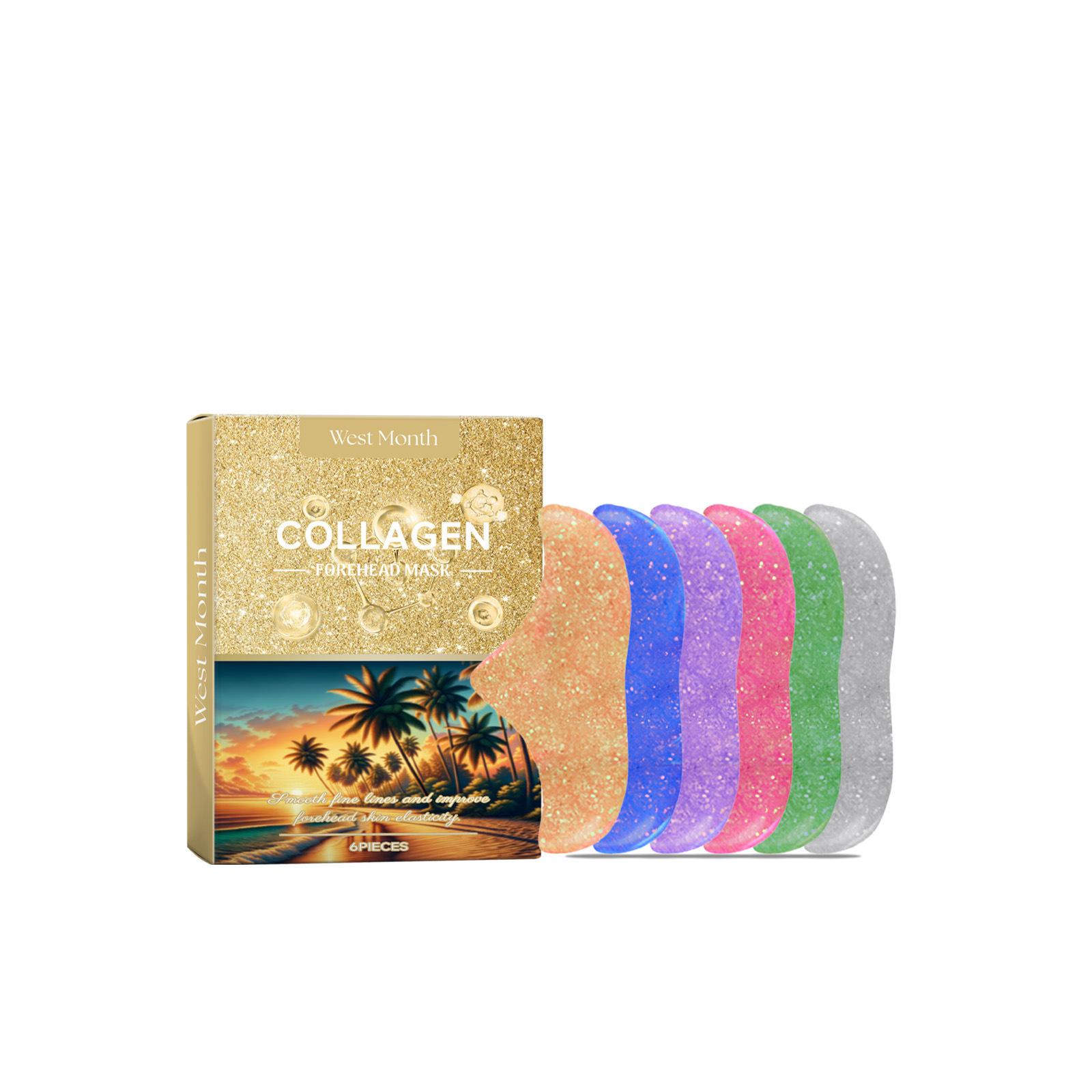 

Коллагеновый пластырь для лба Тонизирует тонкие линии на лбу Патч для лба 6PIECES