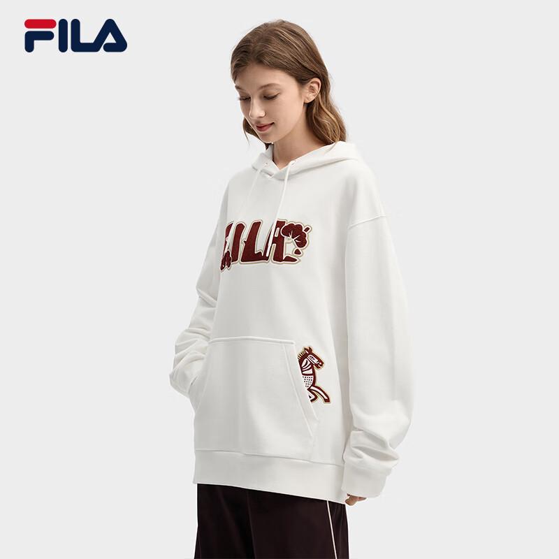 FILA Unisex Embroidered Knit Hoodie