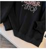 Plus Size Loose Autumn Lapel Hoodie (Chest: 150/160cm, Fits 200-350 Jin)