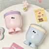 Big Eyes Cartoon Desktop Trash Can Home Desktop Mini Storage Bins