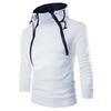 Fashion Men's Stitching Pullover Hoodies Casual Spring Long Sleeve Hooded Sweatshirts Outdoors Pullover Sport Tops