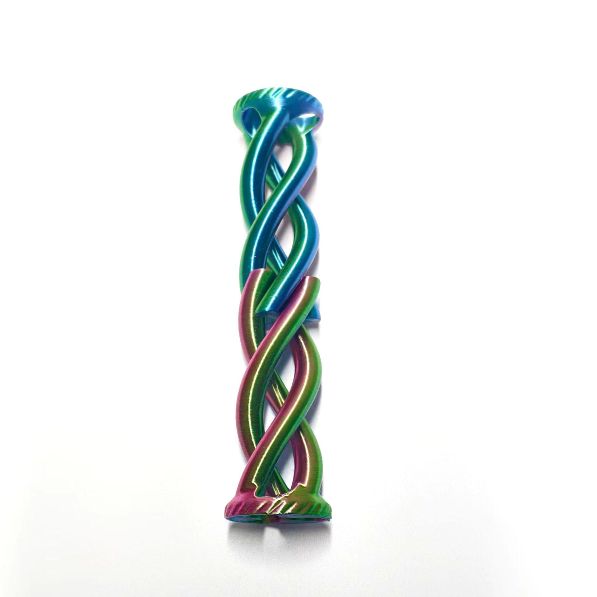 3D Printed Spiral Decompression Toy - Interactive Educational Swirl Ornament Gift
