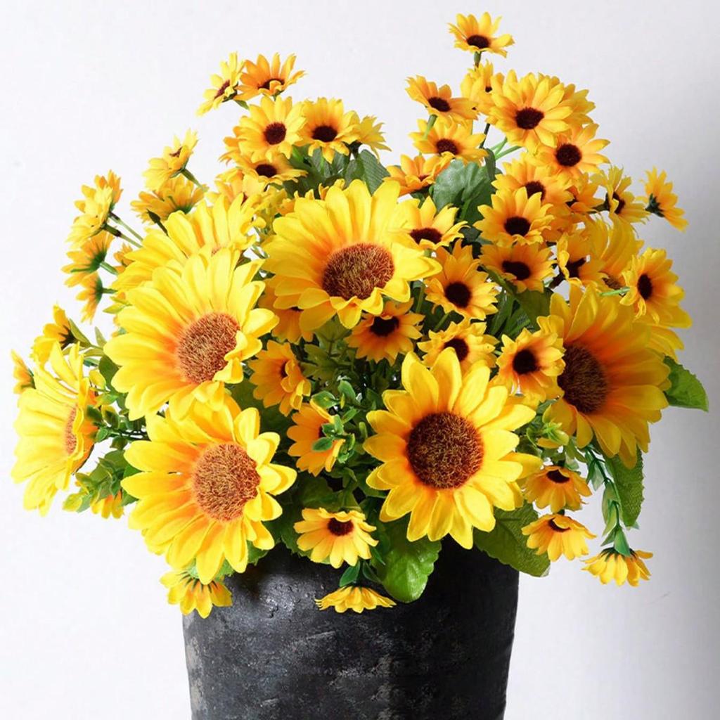 Sunflower Field Style: 13-Head Pastoral Sunflower Bouquet for Weddings & Celebrations