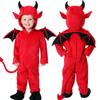 Halloween children's costumes cute little devil bat performance clothes boys and girls role play vampire costumes