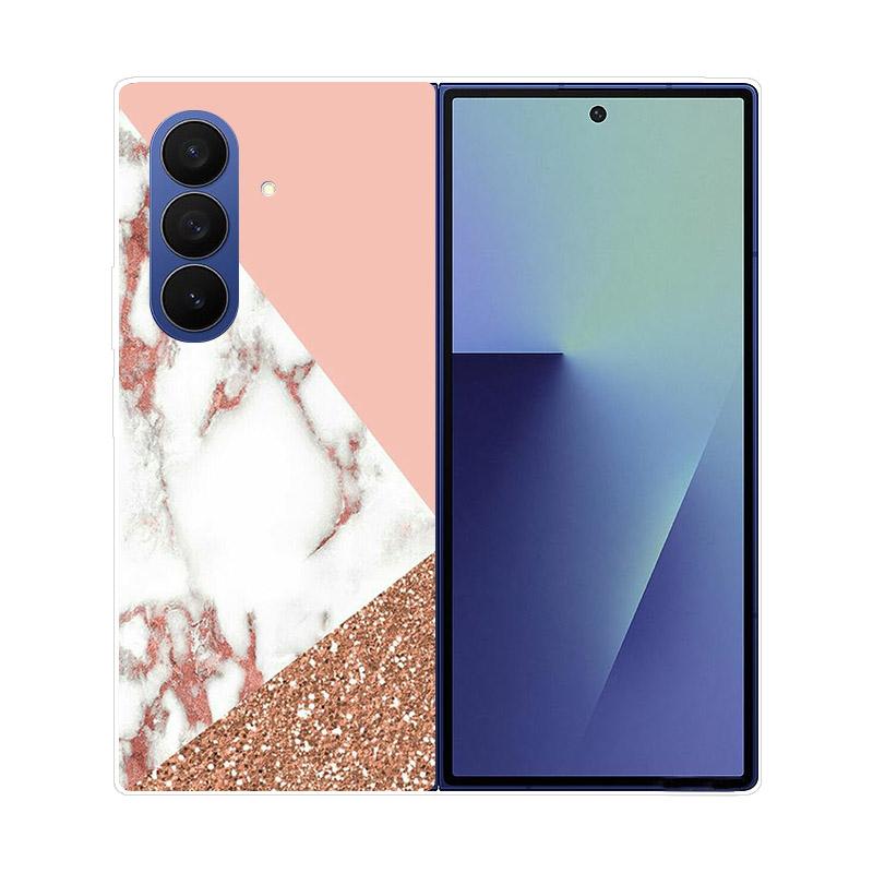 For Samsung Galaxy Z Fold 7 5G Phone Case Cover Transparent Back Protective Shell Coque For Samsung Z Fold7 Clear Hard PC Fundas