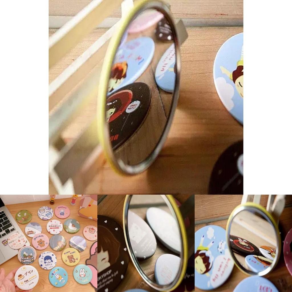 Fashion Mini Makeup Mirror Pocket Compact Cosmetic Vanity Girls Mirror