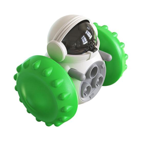 Interactive Pet Toy Treat Dispenser Toy Large Capacity Astronaut Shape Self-Balancing Food Dispenser Cat Dog Enrichment Toy