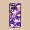 Game GI Raiden Shogun Matte TPU Mobile Phone Case for Honor 90 80 70 60 50 30 20 10 9 8 7 Pro S SE Lite 5G Printing Cover