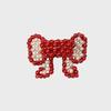Eireve BEADED PEARL BOW RING (RED)