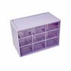 Transparent Bead Organizer Large Capacity 9Drawer Storage Box SpaceSaving 9 Drawer for