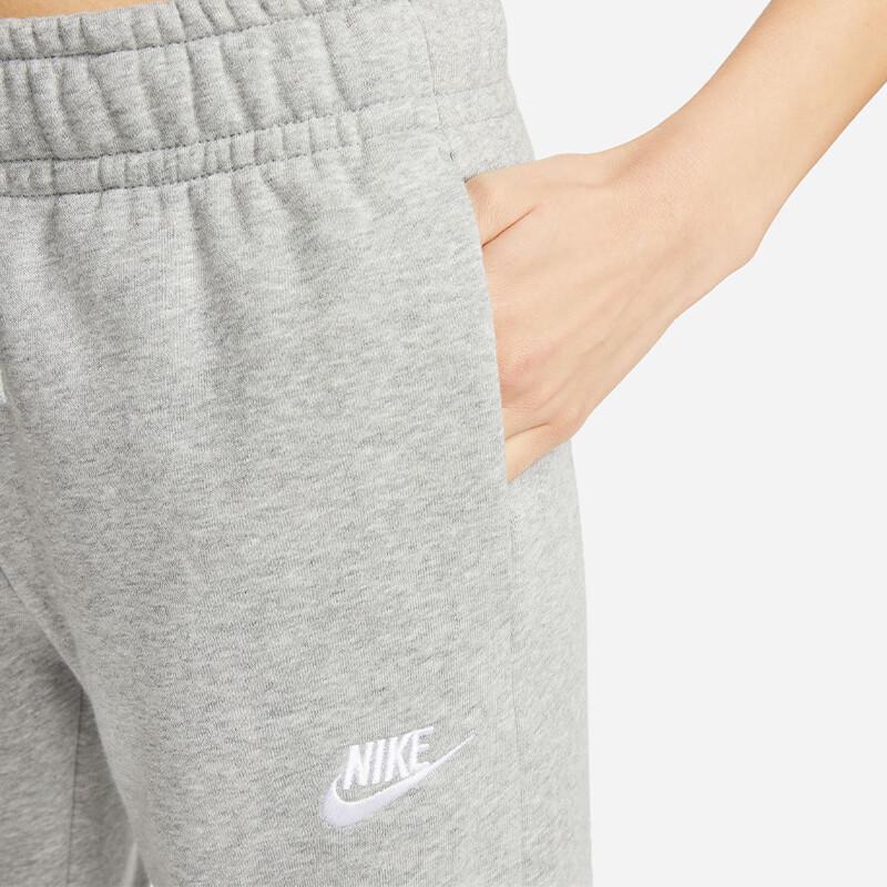 Nike Women's Knitted Fleece Straight Wide-Leg Sport Pants