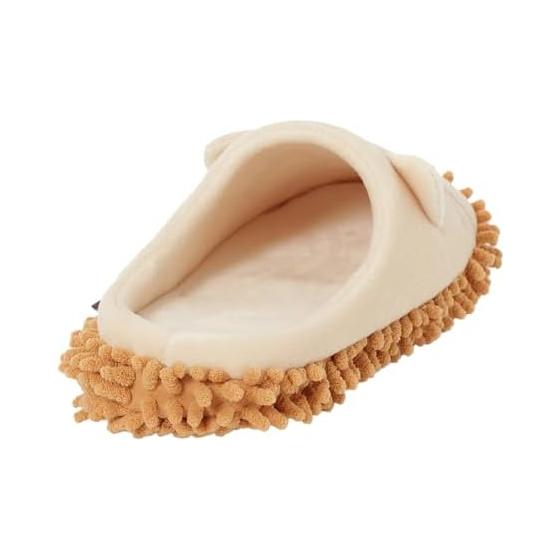 [FUKU FUKU NYANKO] Mop Slippers Cleaning Slippers Cleaning Room Shoes Cute Dust Removing Flooring Quiet Indoor Shoes Spring Cleaning Time Saving