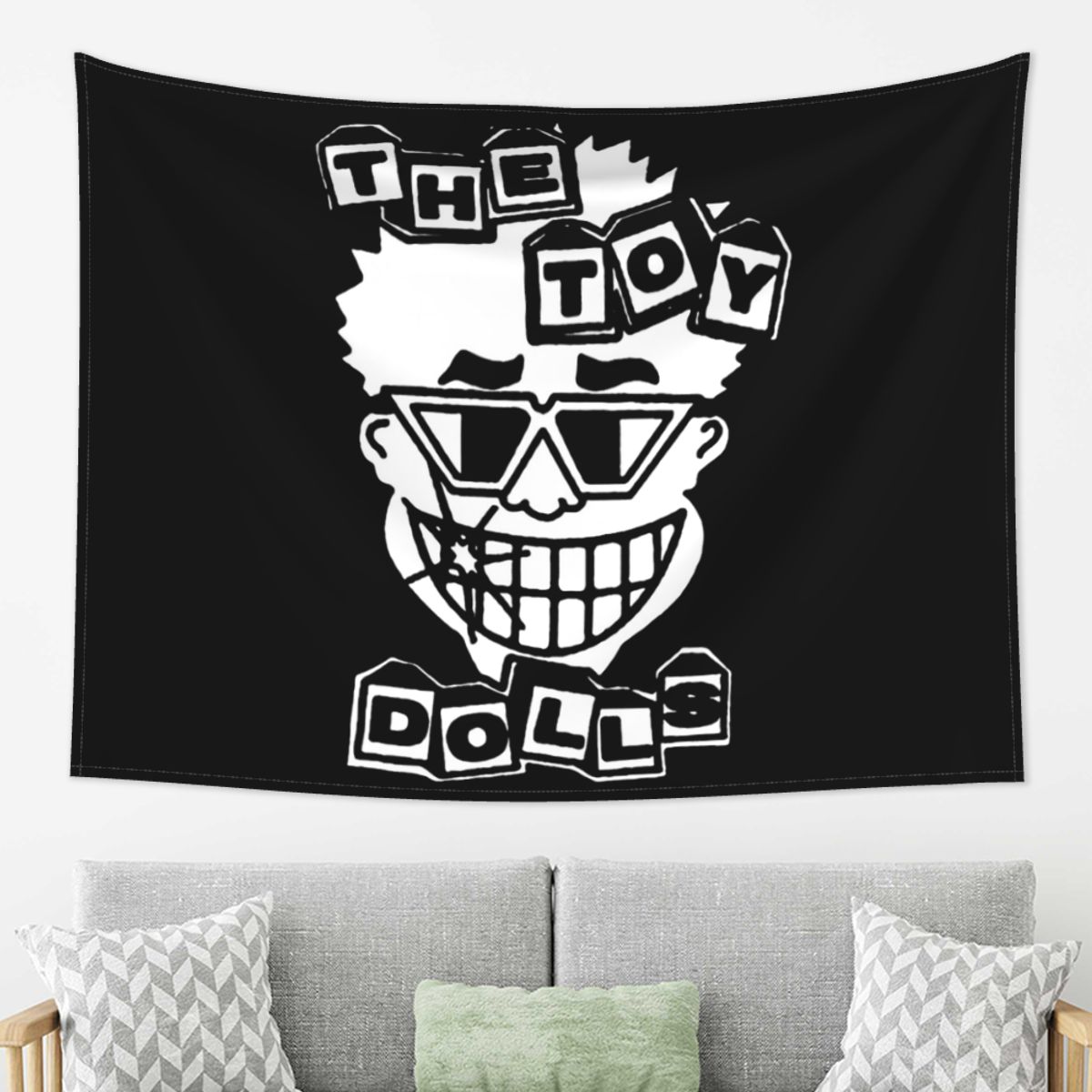 

The Toy Dolls Tapestry Wall Hanging Aesthetic Home Decor Tapestries for Dorm Room 74x94cm(29x37in)