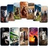 Fine Horse Transparent Phone Case for Motorola Moto Edge Plus G200 G23 E13 E15 E20 E30 G62 G71 G72 G75 G24 G15 Power
