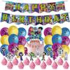 Colorful Teen Titans Go Party Decor Set Safe Eco-friendly Materials High-quality Paper 32pcs