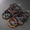 TEMU Xiyin's new 12-piece set of beaded bracelets cross-border coconut shell wooden bead elastic men's bracelets do not contain boxes.