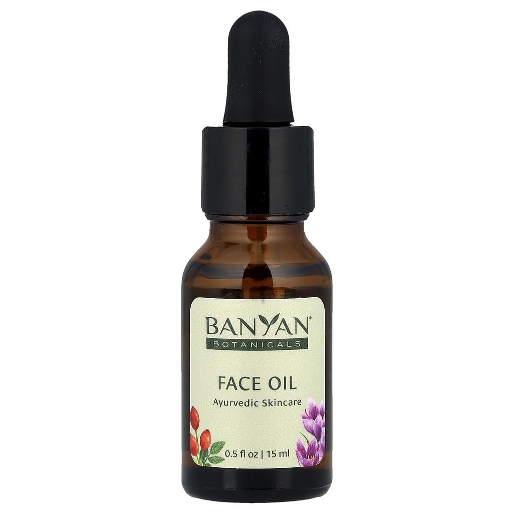 Face Oil, Ayurvedic Skin Care, All Skin Types, 15 Ml (0.5 Fl Oz)