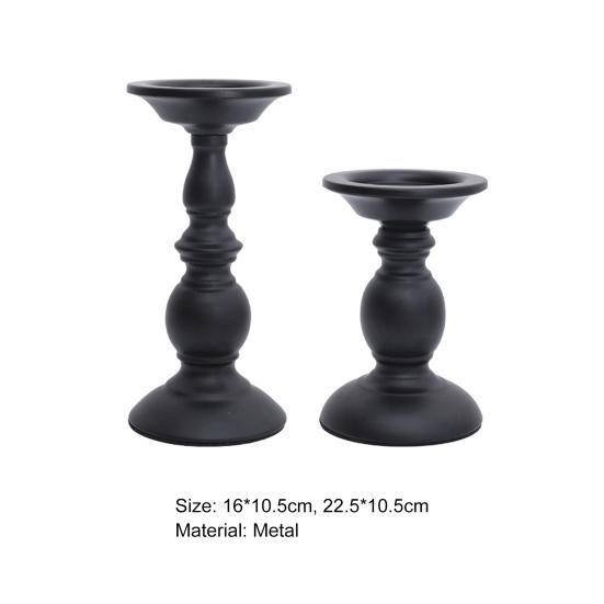 Beautiful Festive Touch Metal Retro Style Candle Holder Delicate Candle Container