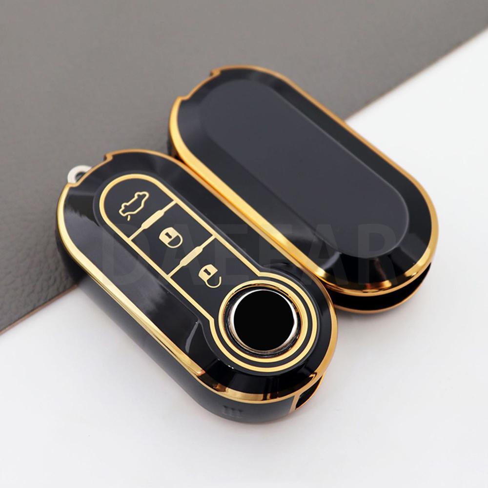 For Fiat 500 Ducato Panda 500L Punto Lancia Musa For Citroen Jumper For Peugeot TPU Car Remote Key Case Cover Shell Fob Boxer
