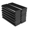 Extra-Thick Vest-Style Garbage Bags  | Medium-Large Size Black Trash Bags for Home Kitchen Bathroom | Heavy-Duty Portable Household Waste BagsRQSL-001