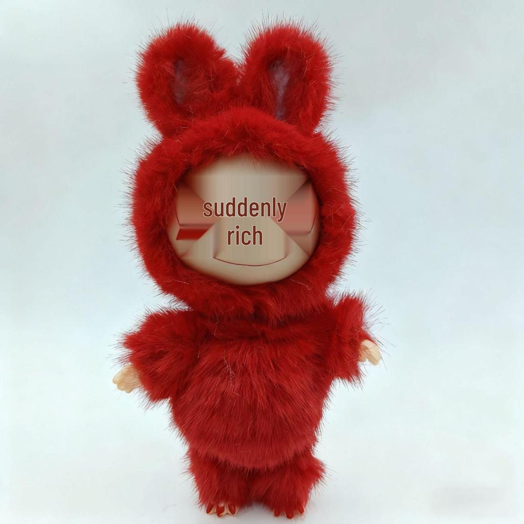 DIY Handgemachte Labubu Puppen Serie: 123 Blasenfigur Plüsch Blind Box Spielzeug