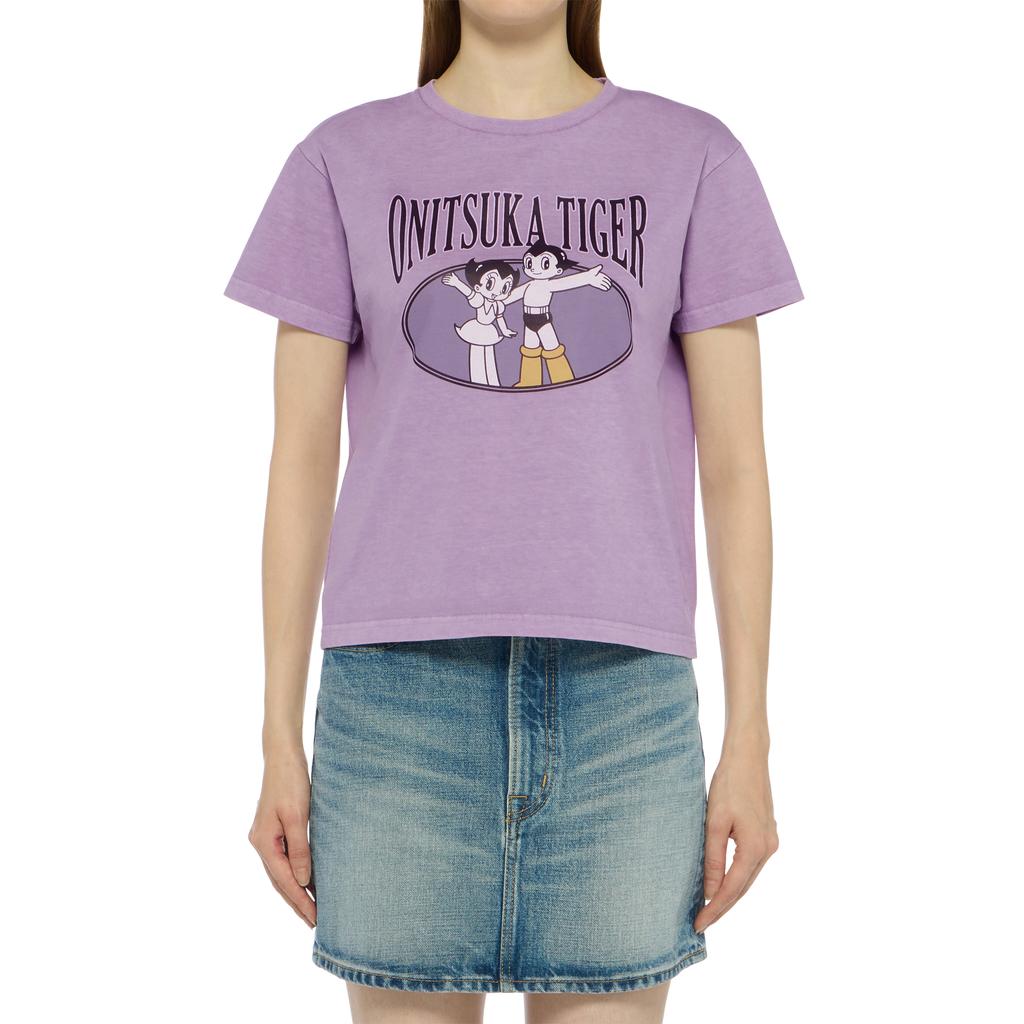 ONITSUKA TIGER X Astro Boy Cartone Animato Maglietta a Maniche Corte Larghe Donna T-Shirt 2182B558-500