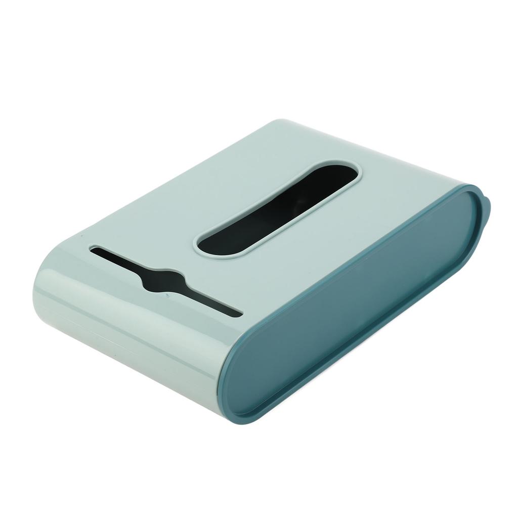Grocery Bag Dispenser Visible Window Design Large Capacity Dustproof Lid Plastic Bag for Kitchen Bedroom