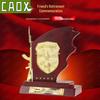 CAOX Military Retirement Commemorative Keepsake Trophy