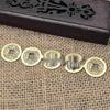 Pure Brass Antique Five and Ten Emperors Coins - 2.3cm & 2.8cm Accessories