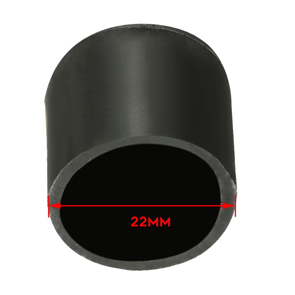 Furniture Leg Caps 4PCS Black Rubber Protector Covers for Chair Table Cabinet 16mm 19mm 22mm 25mm 32mm 40mm 50mm Inner Diameter