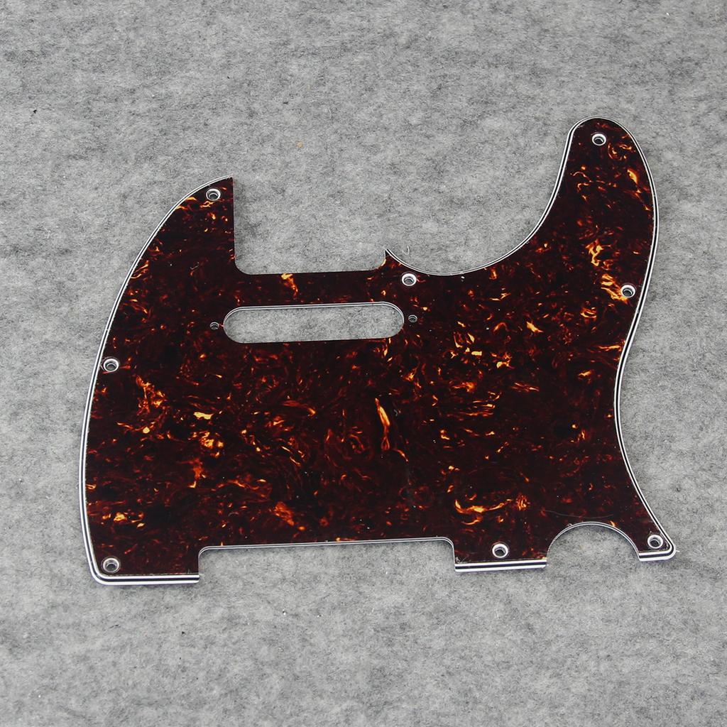 FLEOR 1 ks 8 otvorů TL elektrická kytara Pickguard Kryt proti poškrábání S šrouby pro pickguard