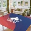 LOSC Lille FC Design Crystal Velvet Rug Soft Decorative Mat for Bedroom Entrance