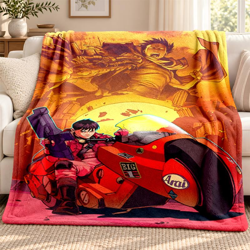 Akira Decke Flanelldecke Weiche Gemütliche Plüschdecke für Sofa Bett Leichte Heimdekoration Outdoor Camping