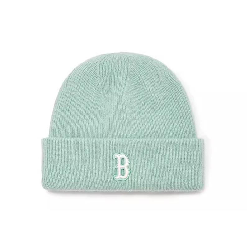 

MLB Sheep Wool Beanies Unisex Green Fashion 3ABNM0136 OS зелений